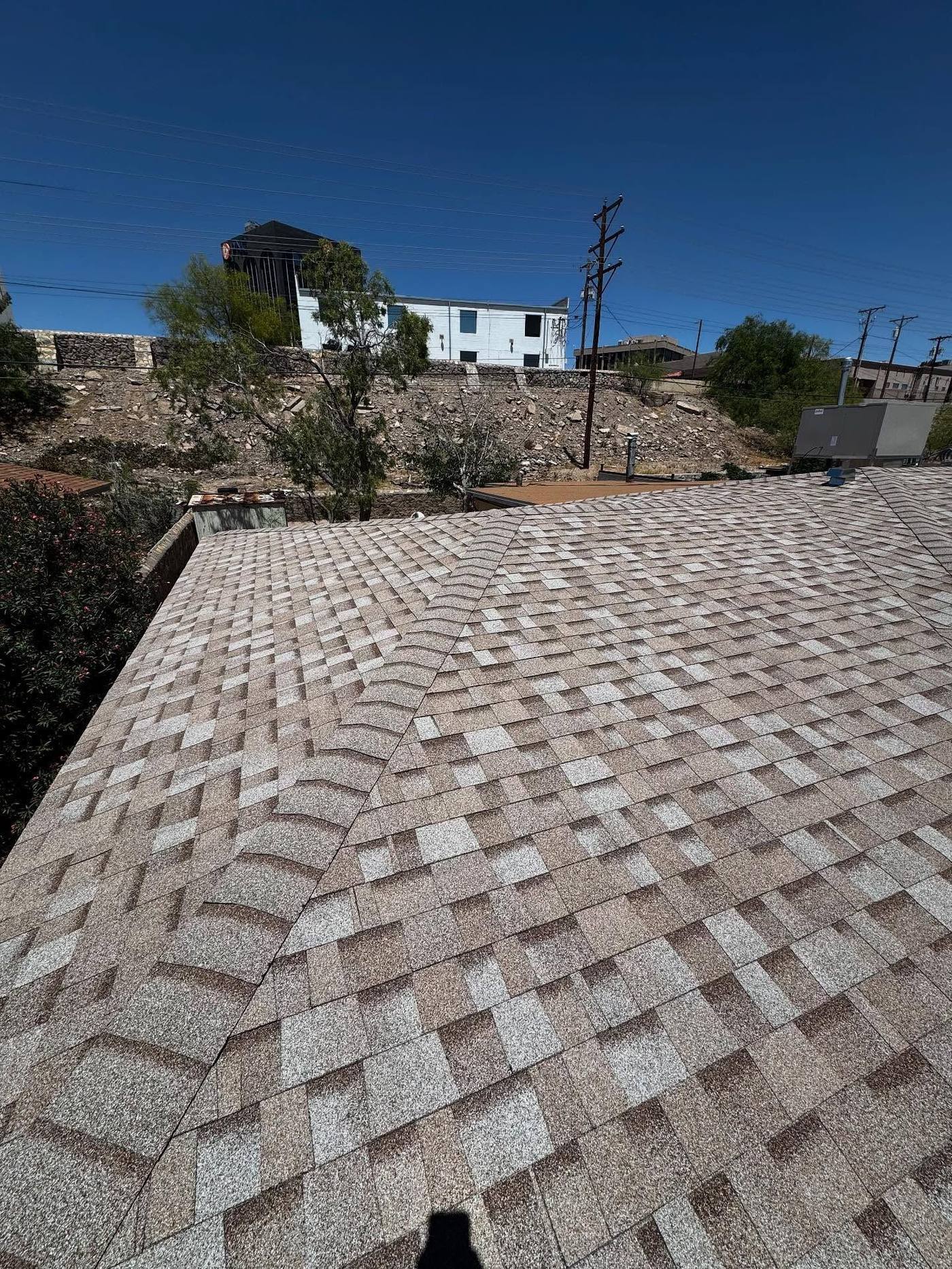 Gray asphalt shingle roof in El Paso, TX