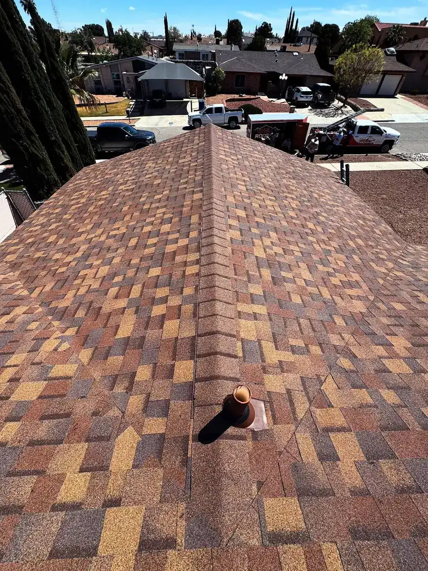 Shingle roof replacement in El Paso after